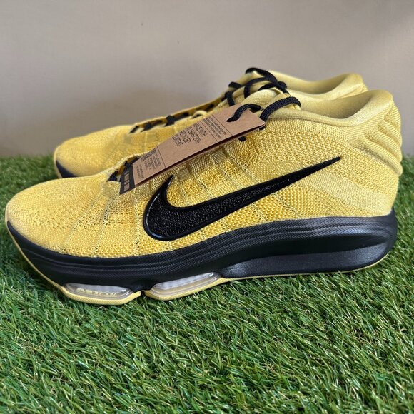 Nike Air Zoom GT Hustle 3 HM0268-700 Golden Black Basketball Shoes Mens 12.5 NEW